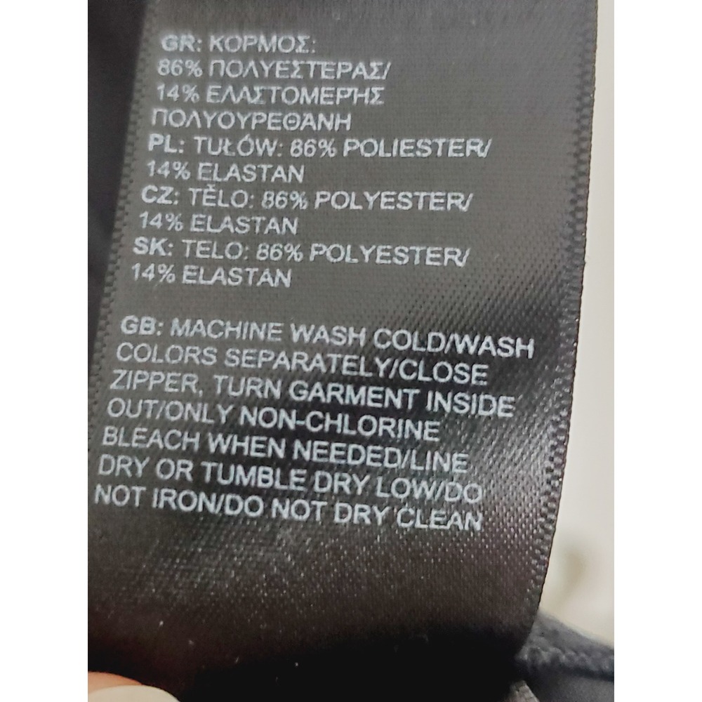 The North Face Dress Black Sleeveless V-Neck Shift Mini Athletic Outdoor Med M - Picture 6 of 9